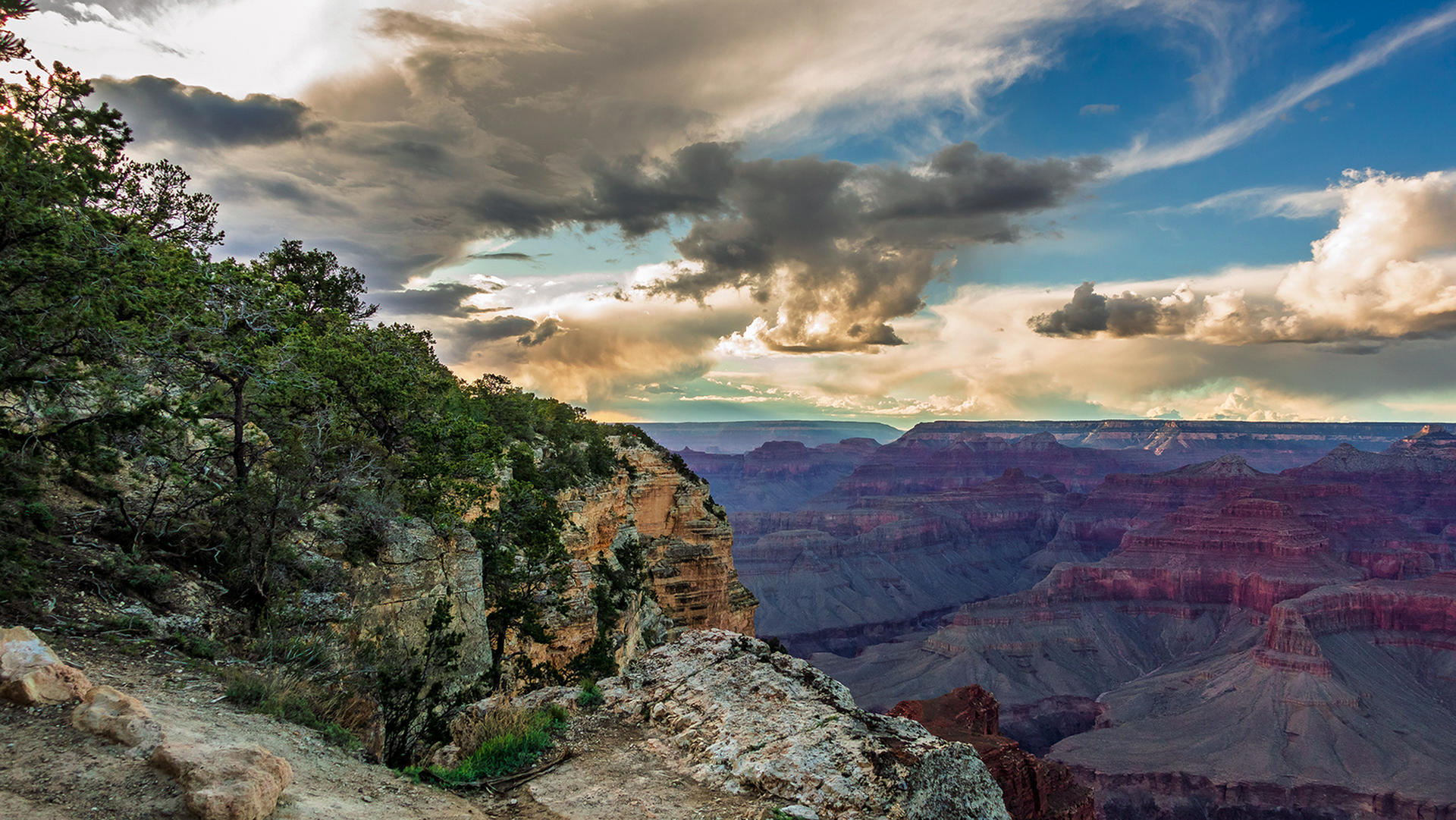 Grand Canyon dramatic light by B.D. Photography